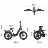 Rower Elektryczny Miejski eBike Aluminiowa 250W Koło 20" Cali Rama 20" Cali