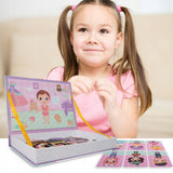 Układanka Magnetyczna Magnetyczne Ubranka dla Dziewczynki Puzzle Edukacyjne