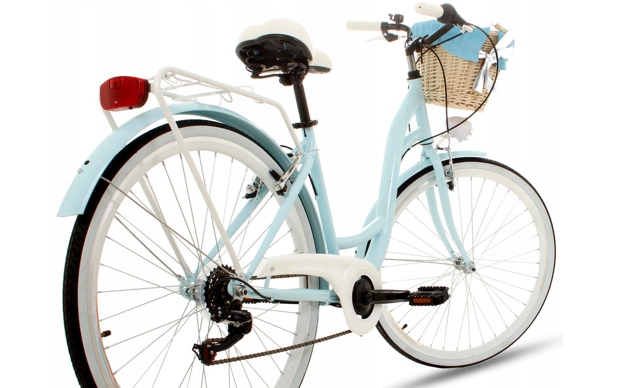 Rower Miejski Damski Lekki Damka SHIMANO 7 WARIANTY Koło 28" Cali