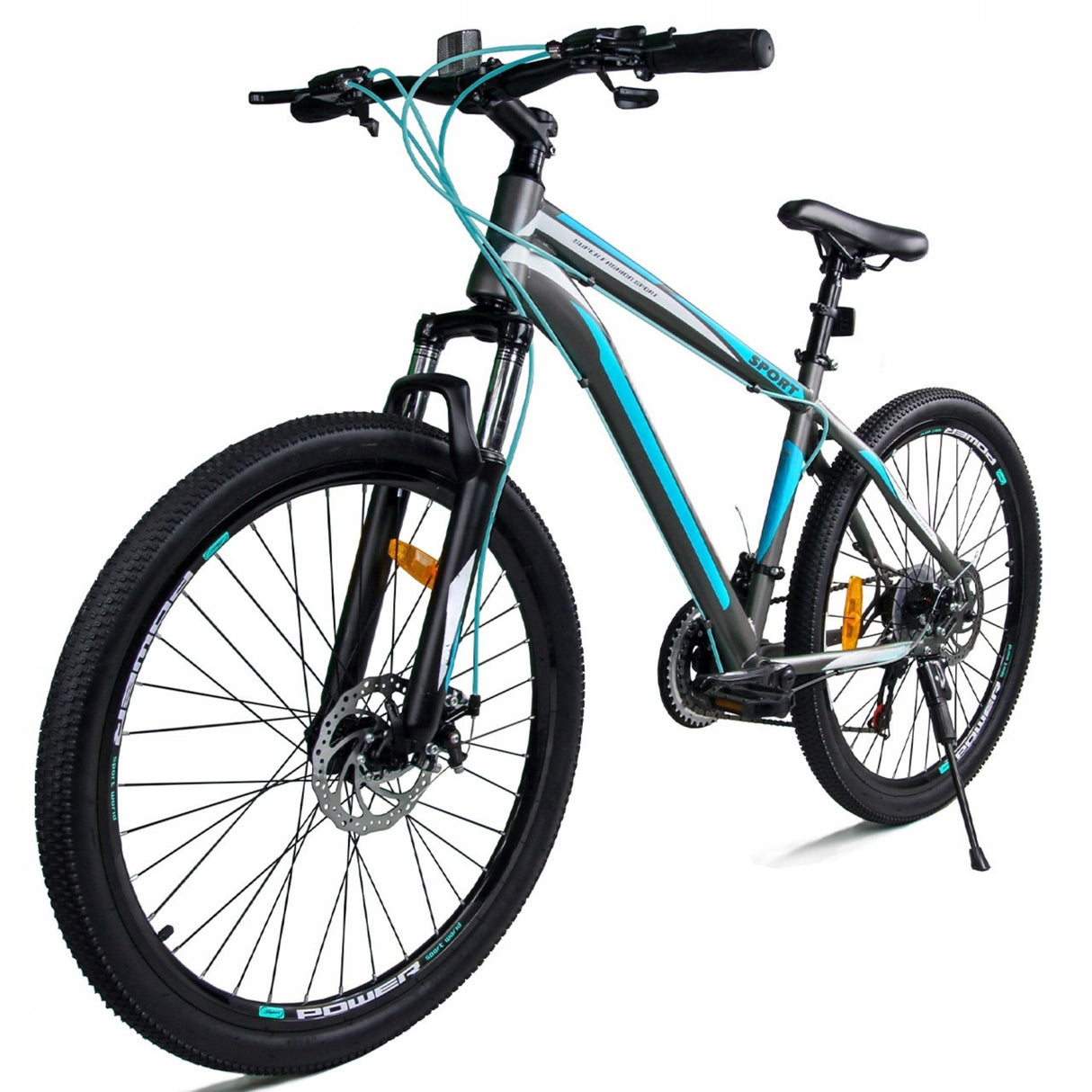 Rower Górski Shimano 21 Biegów 2xTarcze Rama 18,5" Cali BLUE Koło 26" Cali