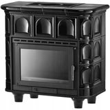 Piec Kaflowy Kominek Koza Żeliwny Stalowy Ceramiczny 13kW Obudowa Kominkowa