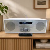 Radio Sieciowe FM CD/MP3 Bluetooth Super BASS Srebrne Star AUNA 10033126