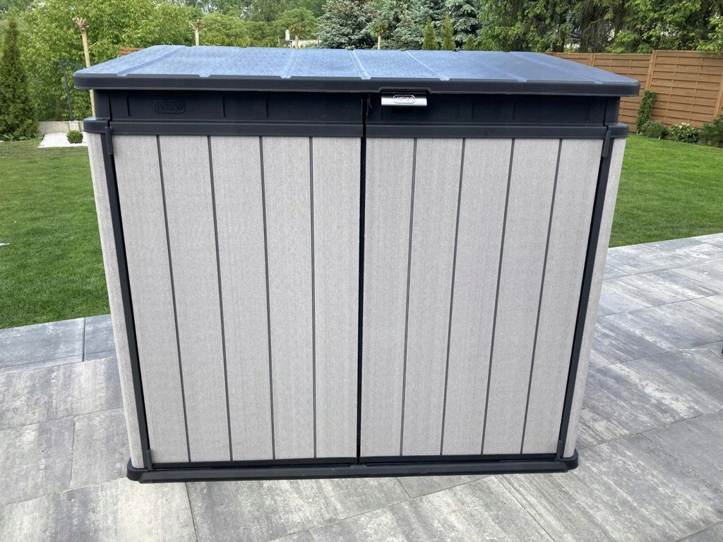 Szafa Ogrodowa Schowek 2x 240L [1150L] 140x82x123,5 cm Pojemnik Na Kosze