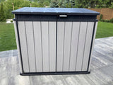 Szafa Ogrodowa Schowek 2x 240L [1150L] 140x82x123,5 cm Pojemnik Na Kosze