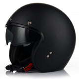 Kask Motocyklowy Otwarty VITO SPECJAL Chopper Cruiser + Daszek Blenda M MAT