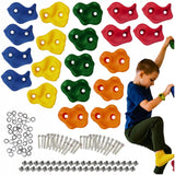KAMIENIE WSPINACZKOWE UCHWYTY DO WSPINACZKI DLA DZIECI DUŻE KOLOROWE 20SZT.
