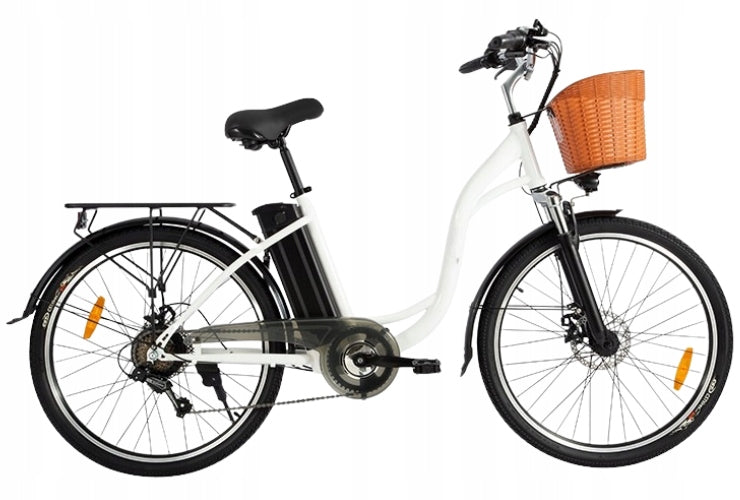 Rower Elektryczny Miejski 36V 12.5Ah 25km/h 250 W WARIANTY Koło 26" Cali