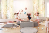 Suchy basen z kulkami Velvet 30x90 Szary 200piłek POVES