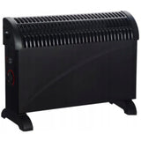 Grzejnik Elektryczny Termostat Konwektorowy 750W 1250W 2000W Czarny 3 Tryby