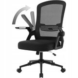 Krzesło Biurowe Ergonomiczne z Wyściełanym Siedziskiem Czarne X24F00K086