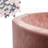 Suchy basen kojec 90x30 Różowy+200 piłek Velvet 6m