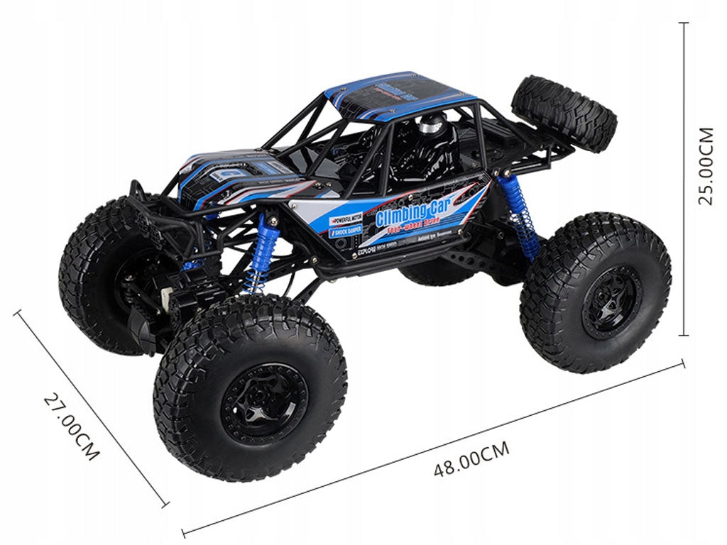 Zdalnie Sterowany Samochód Terenowy Wielki Crawler 4x4 Pilot Auto RC 48cm