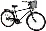 Rower Retro Miejski Koła 28" Męski Stalowa Rama + Koszyk GRATIS Czarny