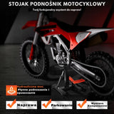 Podnośnik Hydrauliczny Motocyklowy do Warsztatu Regulowana Wysokość 400kg