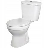 WC Kompakt Odpływ Poziomy Deska C-clear Kompletny Zestaw do Łazienki Biały