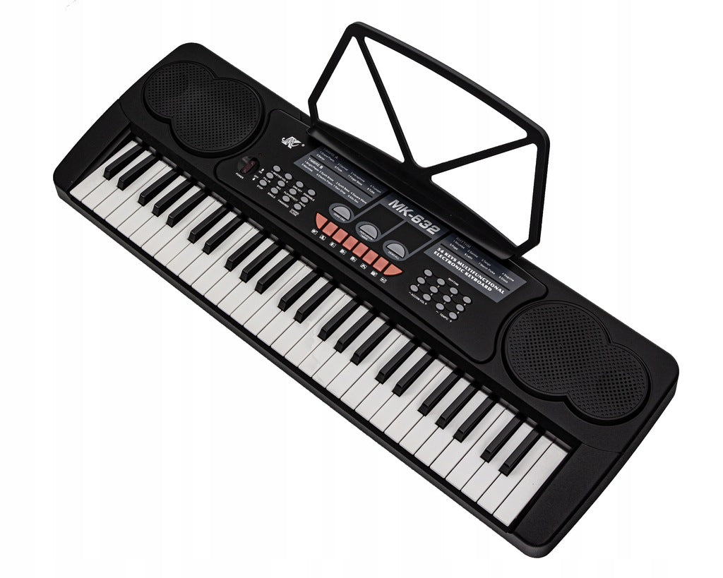 KEYBOARD Prezent Ze Statywem Dzieci Organy Pianino Klawisze Mikrofon GRATIS