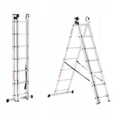 Drabina aluminiowa na schody 150kg + GRATIS 3x14 11m WIELOFUNKCYJNA