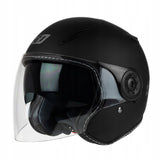 Kask Motocyklowy Otwarty ZED C5 Blenda + Kominiarka Czarny M