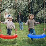 HUŚTAWKA OGRODOWA DLA DZIECI SIEDZISKO MOCNE PLASTIKOWE DESKA LINY