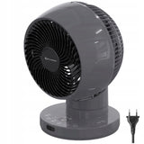 Wentylator Biurkowy Oscylacja 3D Chłodzenie Ultra Cichy Czarny MYCARBON