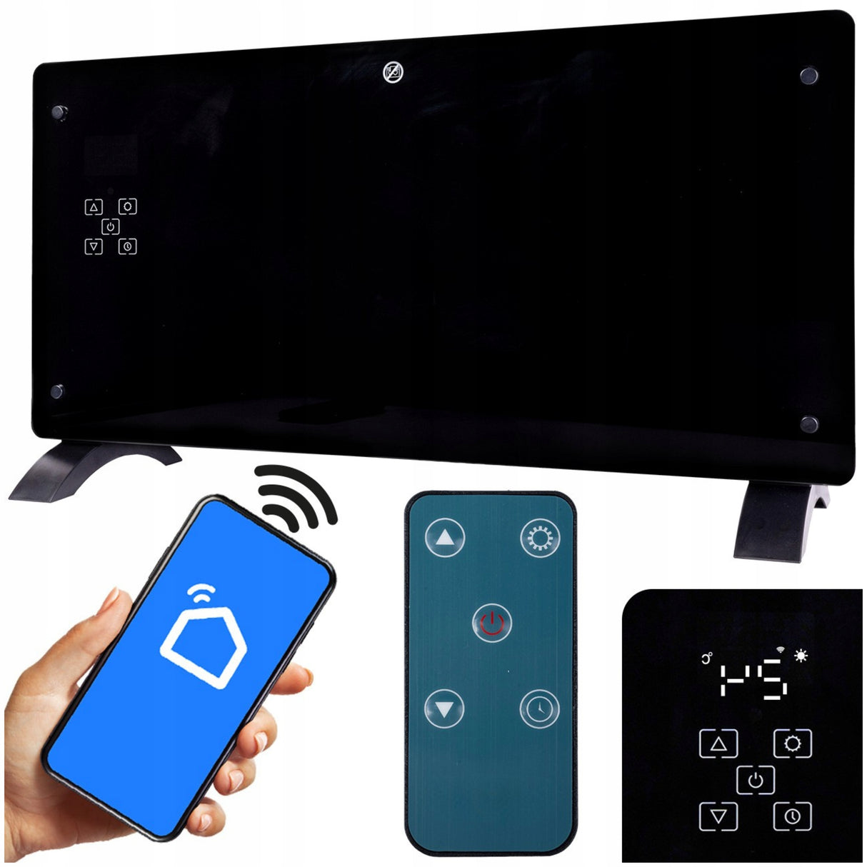 Grzejnik Konwektorowy Led Eco WiFi Termostat Konkwektor Eco Elektryczny