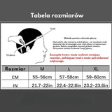 Kask Motocyklowy Retro Unisex Mężczyźni Kobiety Pół Twarzowy Rozmiar L