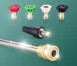 Myjka Ciśnieniowa Indukcja Pompa Mosiężna Turbo Zestaw 3200W 350 Bar
