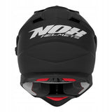Kask Motocyklowy Cross Kask na Crossa System Pinlock Czarny XL