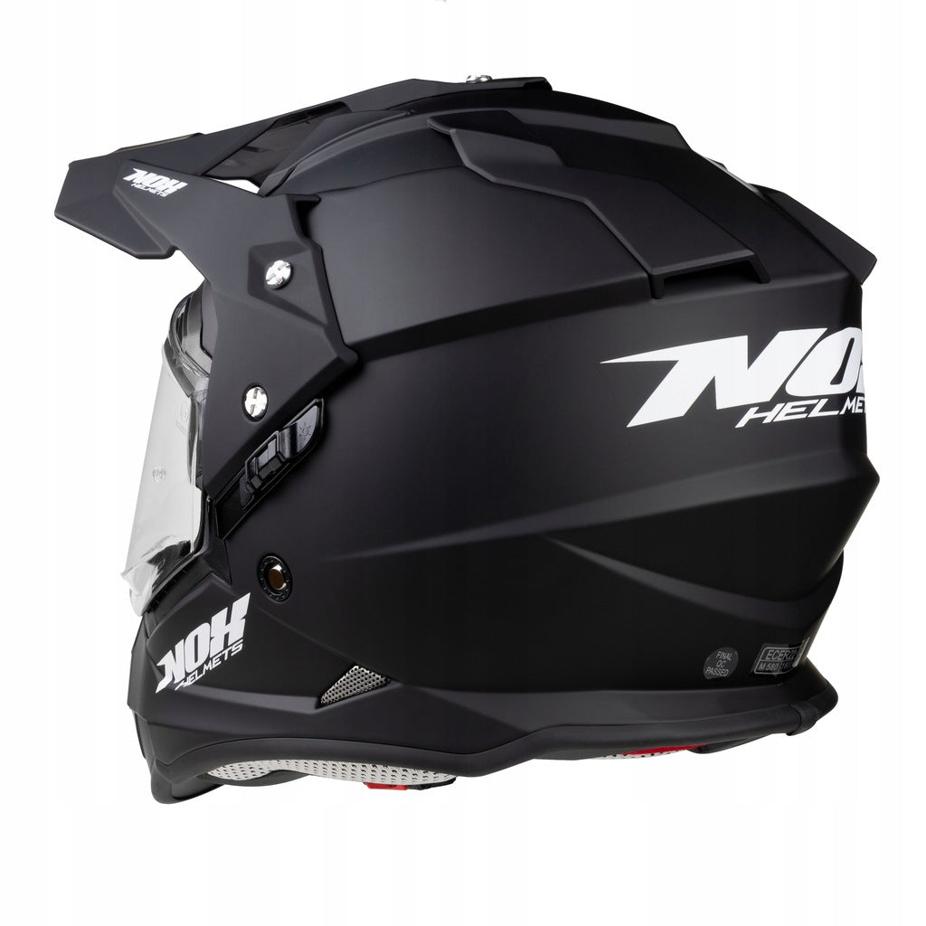 Kask Motocyklowy Cross Kask na Crossa System Pinlock Czarny S