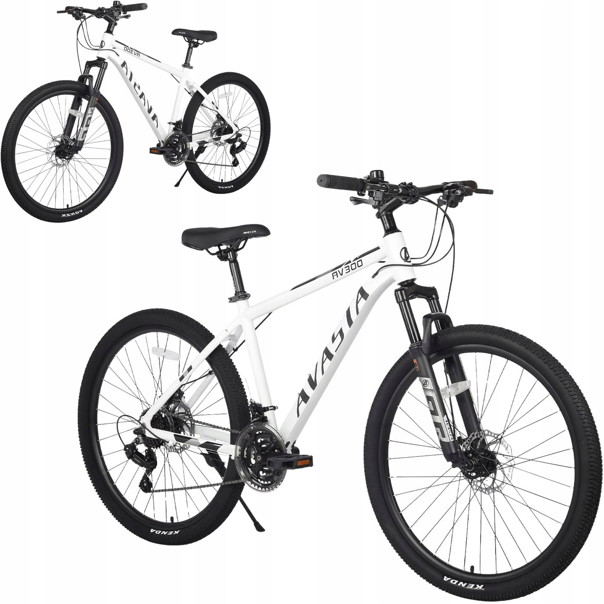 Rower HUFFY EXTENT 26 Biały Połysk MTB 21 Biegów Tarcze Aluminiowa Rama