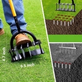 Aerator Rurkowy do Trawnika 12 Kolców 6 Rurek Napowietrzacz 2w1