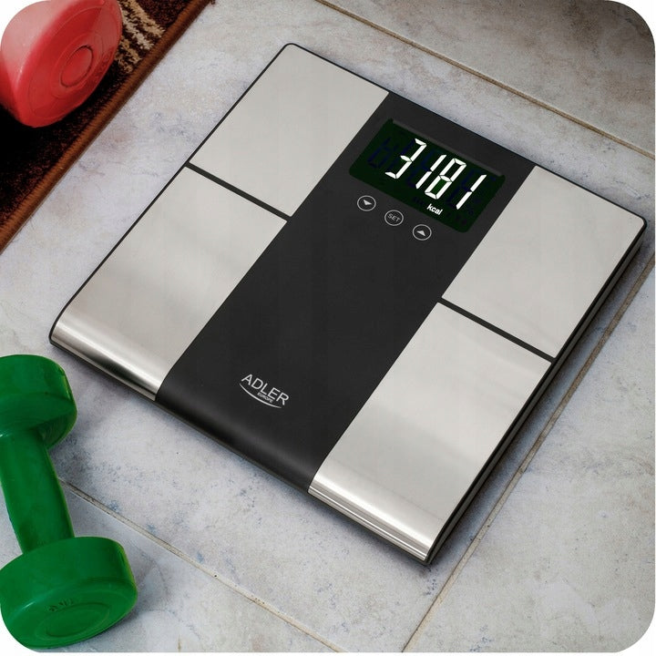 WAGA ŁAZIENKOWA ANALITYCZNA POMIAR TŁUSZCZU 225kg POVES