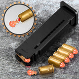 Pistolet Zabawka Automatyczny Wyrzut Łusek 2 Magazynki 100 Kulek