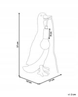 Lampa Złota Kaczka Stołowa Elegancka Lampka w Kształcie Kaczki 37cm Mosiądz