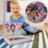 Układanka Magnetyczna Magnetyczne Ubranka dla Dziewczynki Puzzle Edukacyjne