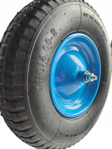 Koło do Taczki Taczek 4.80/4.00-8 6PR+oś Kółko + Felga zestaw 12mm POVES