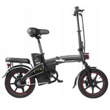 Rower Elektryczny Miejski Czarny 250W 7.5Ah 48V 25km/h Koło 14" Cali