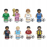 Piłkarzyki Figurki Messi Mbappe Benzema Modric 8 Sztuk Piłkarska Klasa