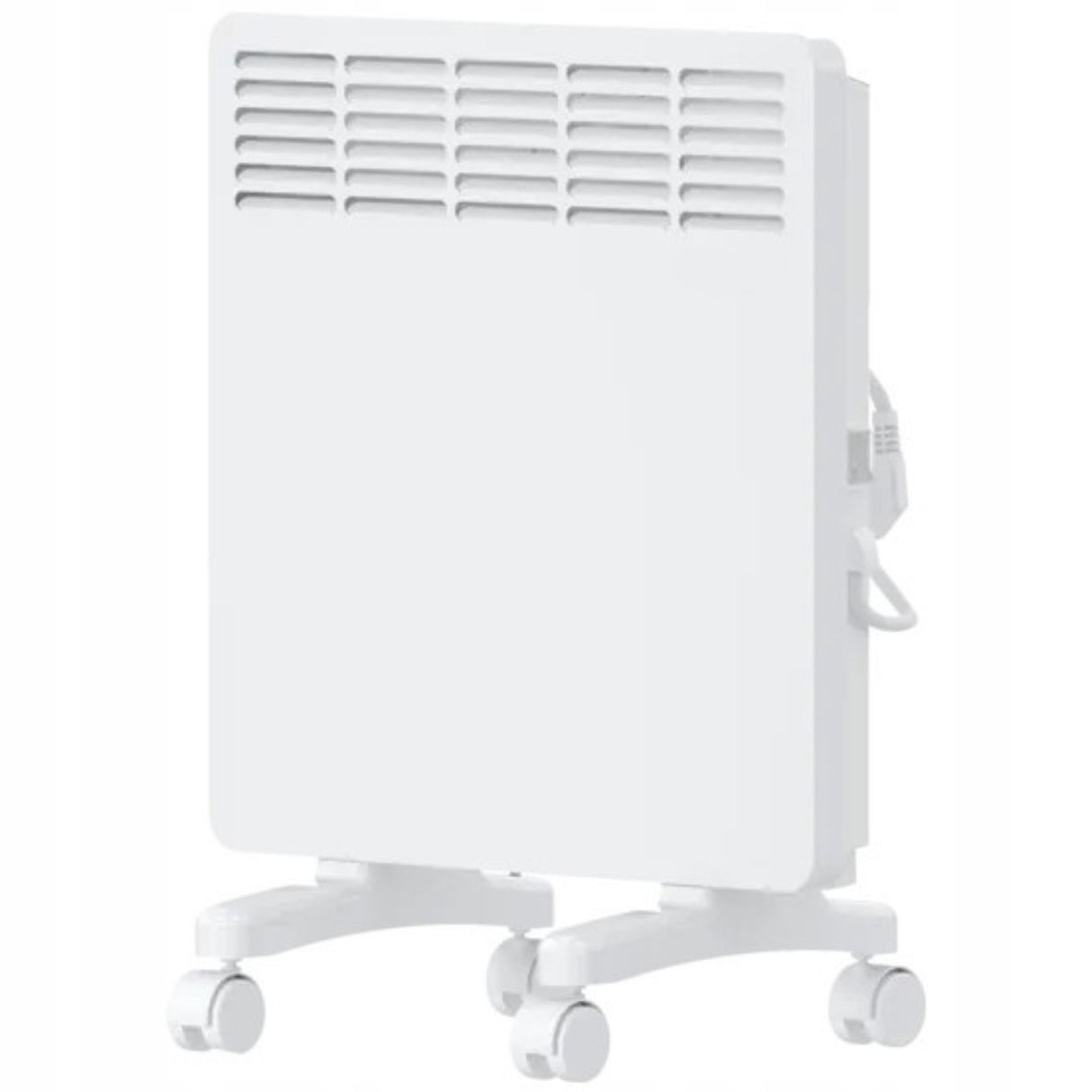 Grzejnik Elektryczny Konwektorowy Stojący Biały 1500W Regulacja Temperatury