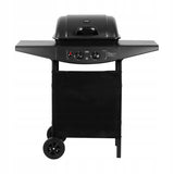Grill Gazowy Czarny Kompaktowy Teesa BBQ 2000 2 palniki 5 kW TSA0080