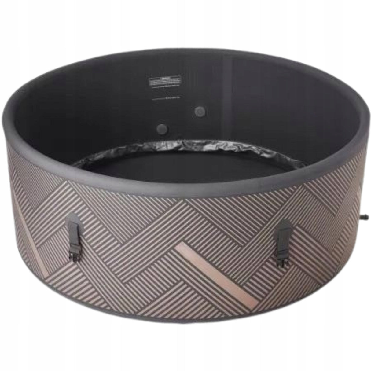 Basen z Hydromasażem Dmuchany Podgrzewana Woda Relax 8 Osobowy 1120L WiFi