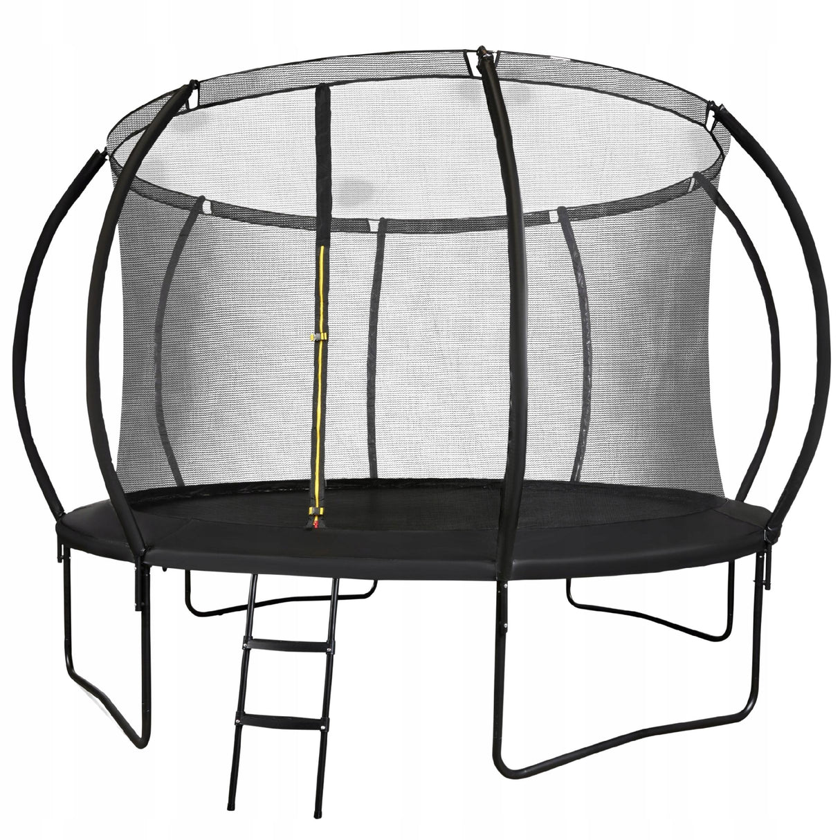 Trampolina Ogrodowa z Drabinką i Siatką Wewnętrzną Domowa Ogroowa 366 cm
