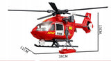 Helikopter Ratunkowy Śmigłowiec Efekty Świetlne Dźwięk Zabawka z Hakiem