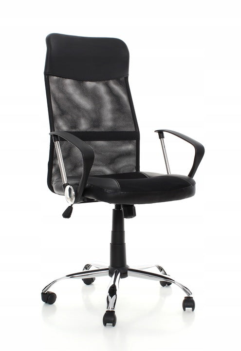 BIUROWY FOTEL OBROTOWY REGULOWANY KRZESŁO DO BIURA PRACY TILT ERGONOMICZNY