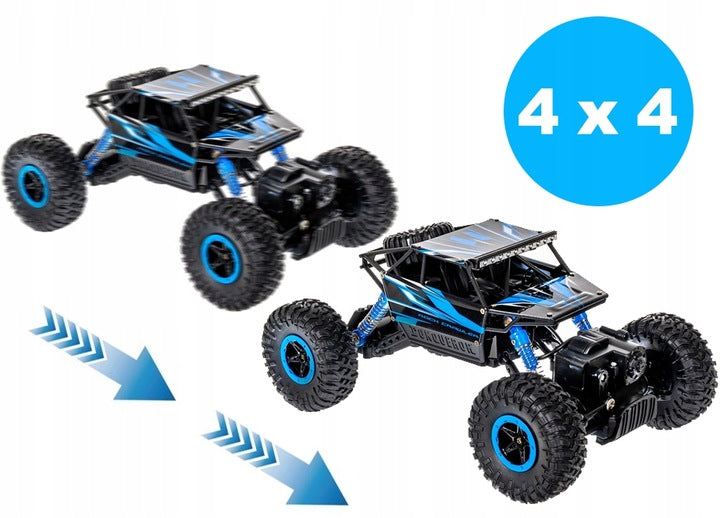SAMOCHÓD MONSTER RC ZDALNIE STEROWANY NAPĘD 4X4