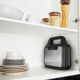 Gofrownica do Kanapek Panini Gofrów Opiekacz Grill Kompaktowy 700 W