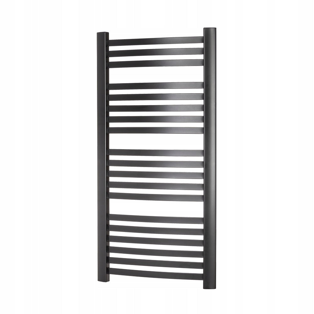 Grzejnik Drabinka Łazienkowy Dekoracyjny Wodny Mat 57x115 cm 556W Czarny