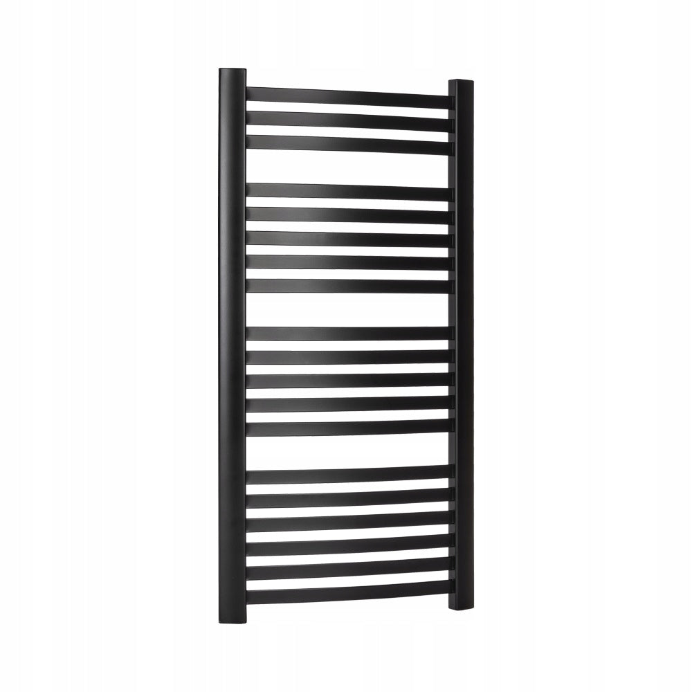 Grzejnik Drabinka Łazienkowy Dekoracyjny Wodny Mat 57x115 cm 556W Czarny