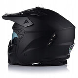 Kask Motocyklowy Predatora Daszek + 2xSzyba Czarny Mat L 4w1 Vito
