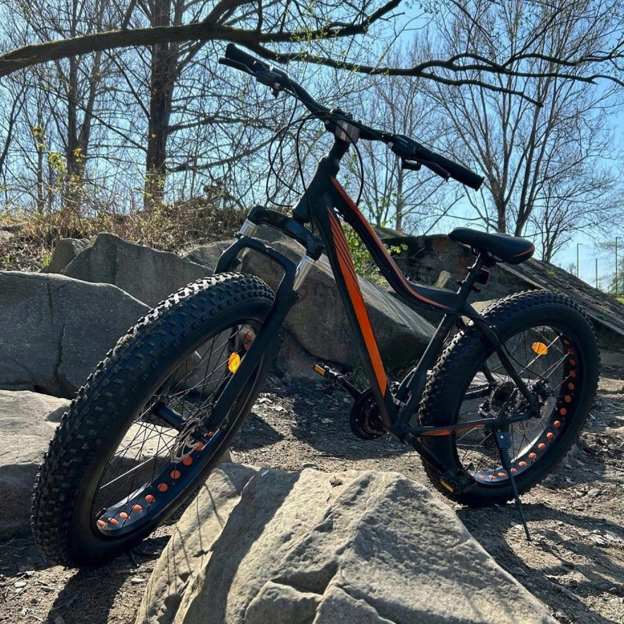 Rower Terenowy Fatbike Shimano Szerokie Opony 26"Cali Amortyzacja Aluminium